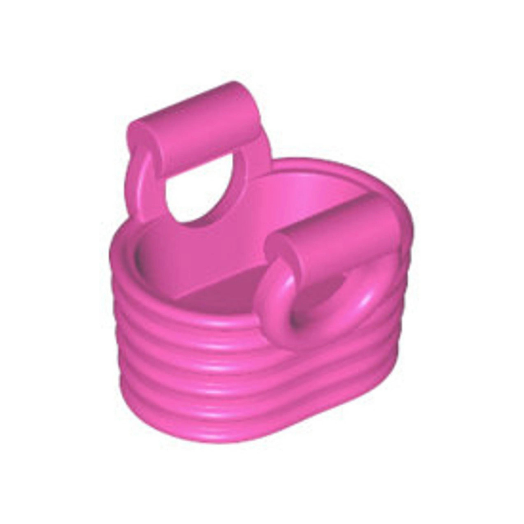 LEGO Minifigure Accessory - Basket Flexible Rubber, Dark Pink