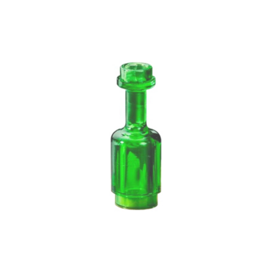 LEGO Minifigure Accessory - Bottle, Translucent Green