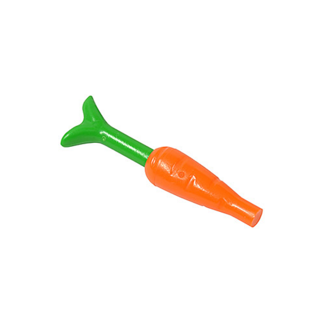 LEGO Minifigure Accessory - Carrot with Bright Green Top, Orange