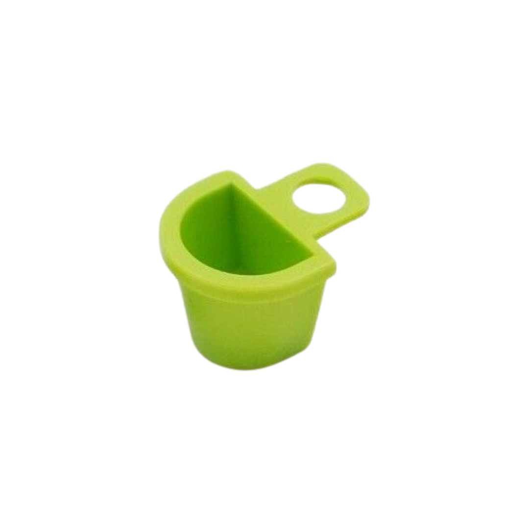 LEGO Minifigure Accessory - Container D-Basket, Lime