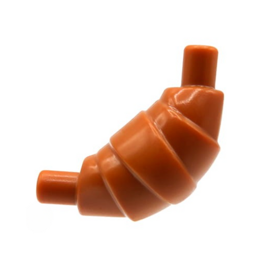 LEGO Minifigure Accessory - Croissant, Dark Orange