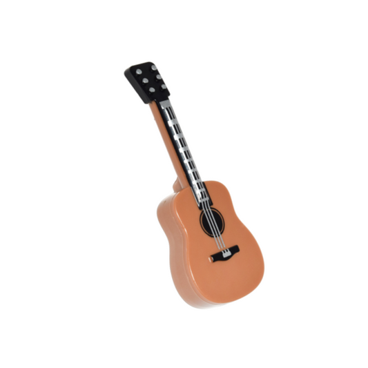 LEGO Minifigure Accessory - Acoustic Guitar, Medium Nougat