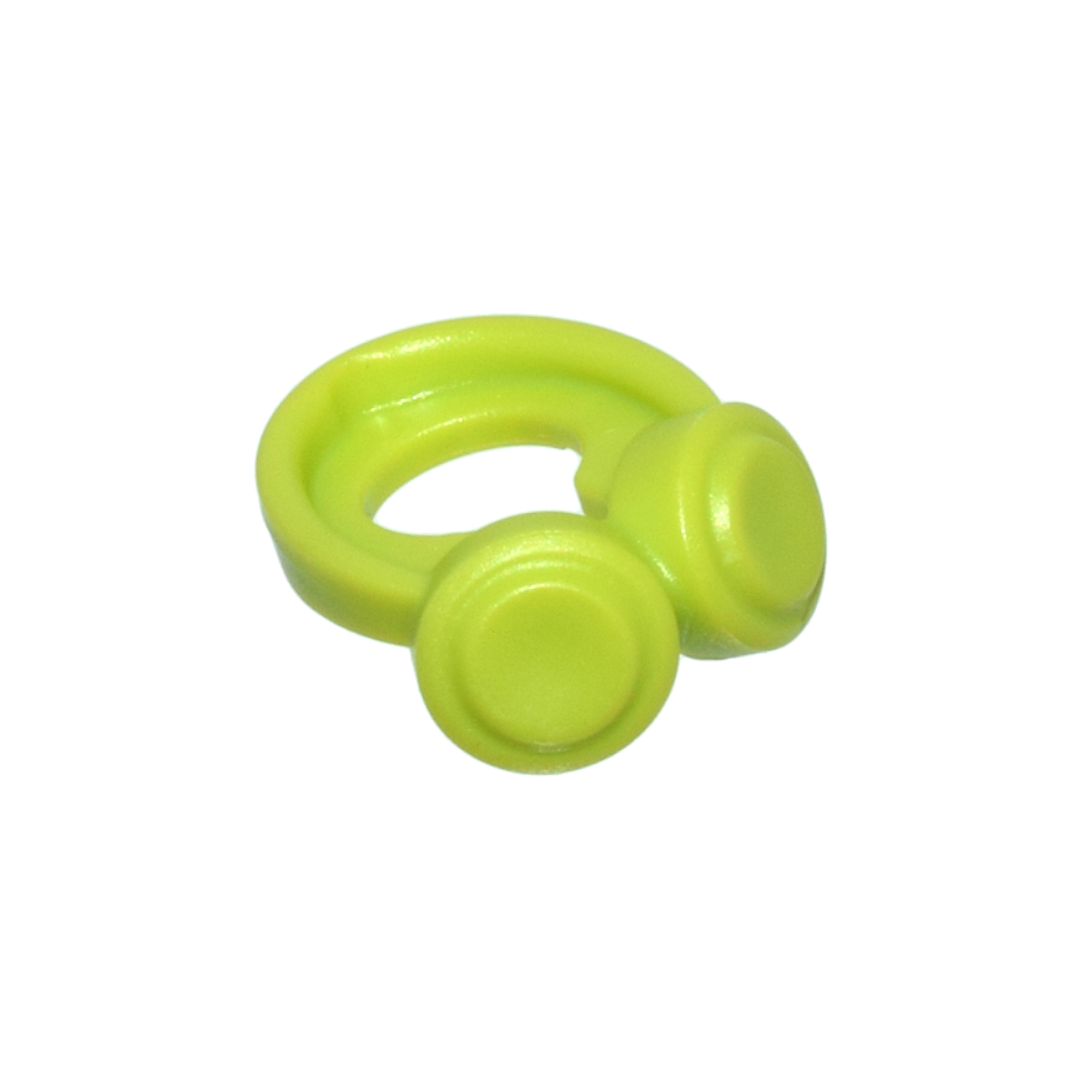 LEGO Minifigure Accessory - Headphones, Lime