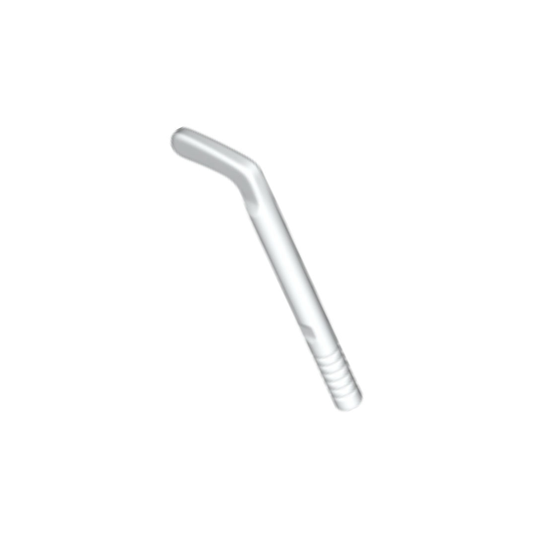 LEGO Minifigure Accessory - Hockey Stick Round Shaft, White