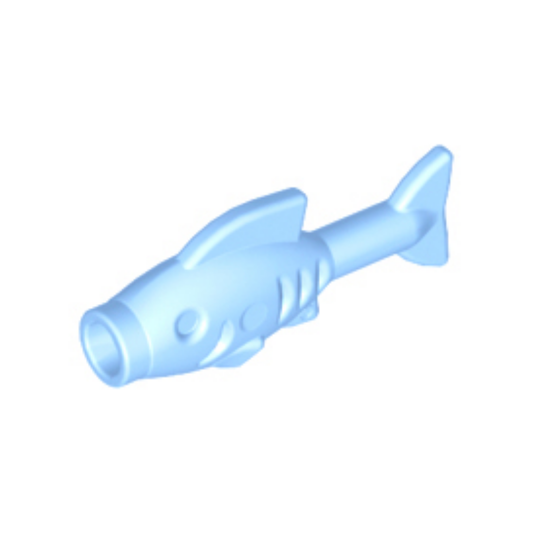 LEGO Fish_BrightLightBlue Minfigure