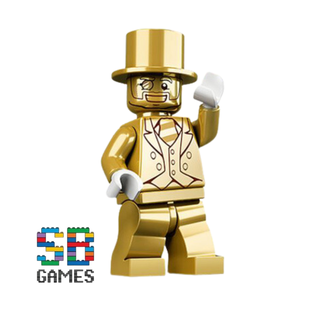 LEGO Mr Gold Minifigure Super Rare