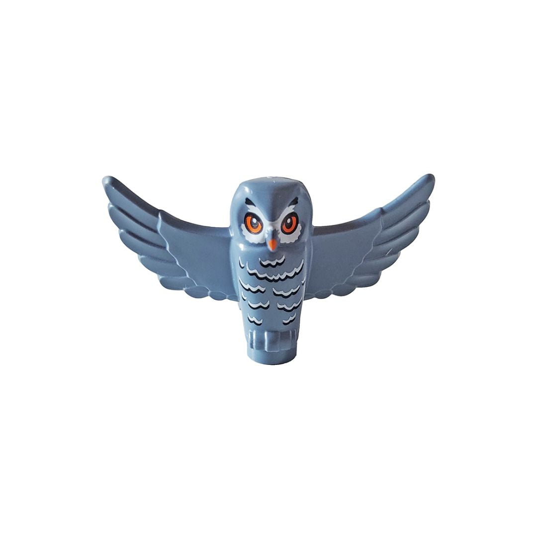 LEGO Owl Minifigure in Sand Blue with Spread Wings