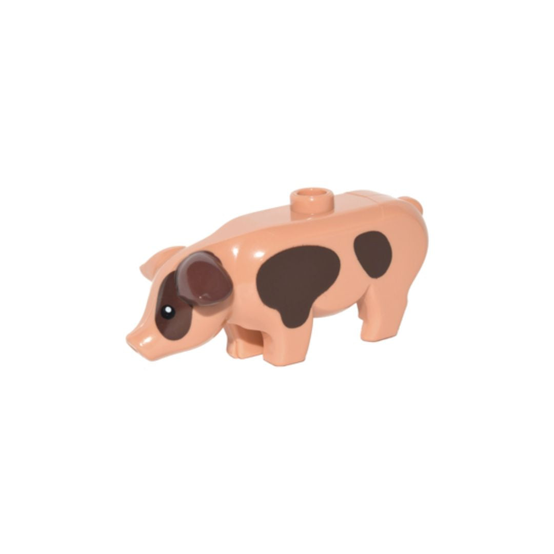 LEGO Pig Minifigure with brown spots