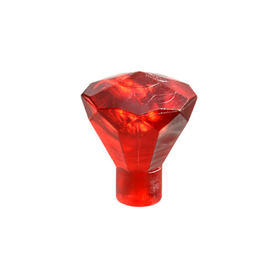 LEGO Minifigure Accessory - Rock 1x1 Jewel 24 Facet, Translucent Red