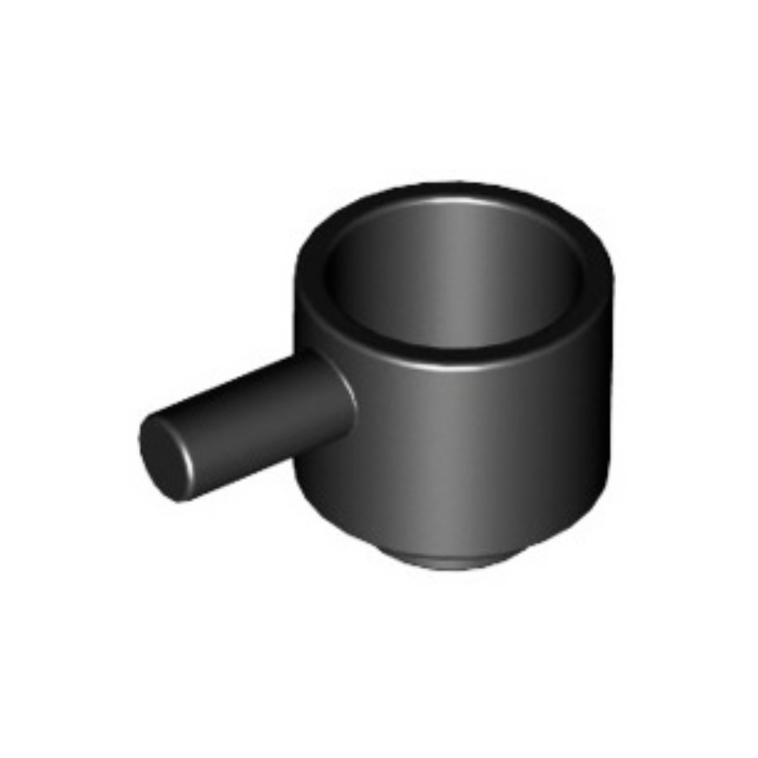 LEGO Minifigure Accessory - Saucepan, Black