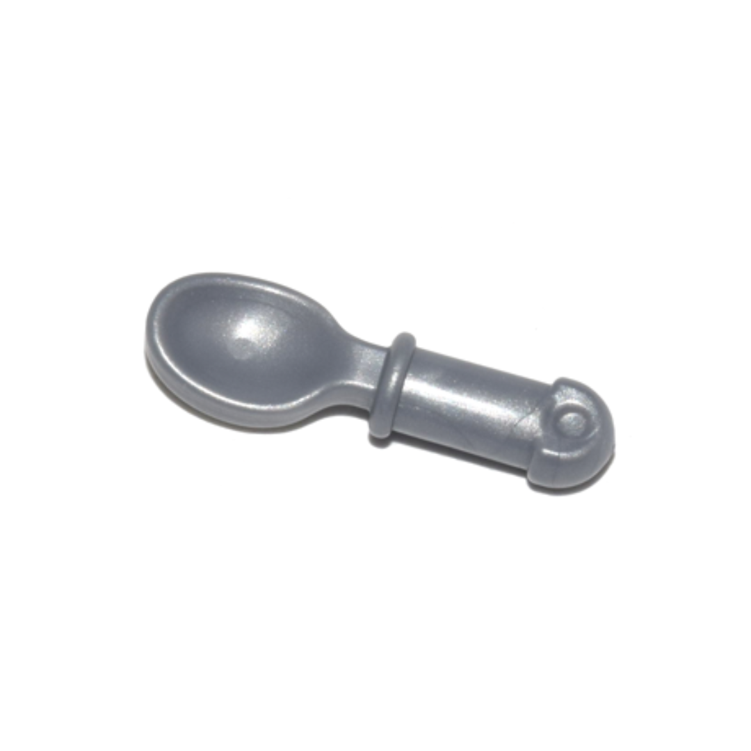 LEGO Minifigure Accessory - Spoon Round End, Silver