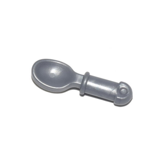 LEGO Minifigure Accessory - Spoon Round End, Silver