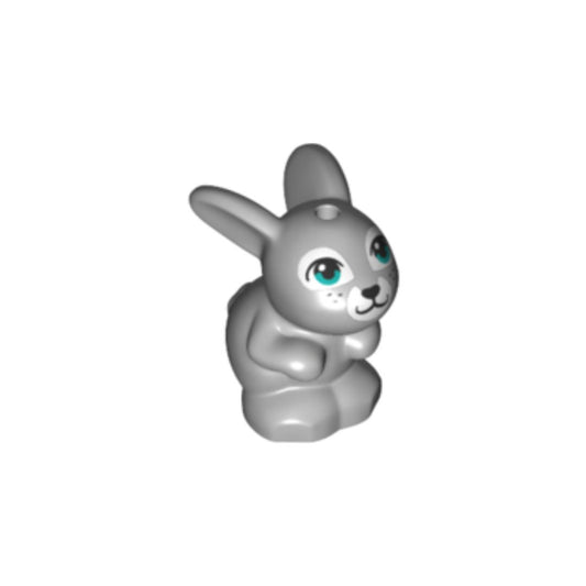 LEGO Minifigure Animal - Friends Bunny, Light Bluish Grey