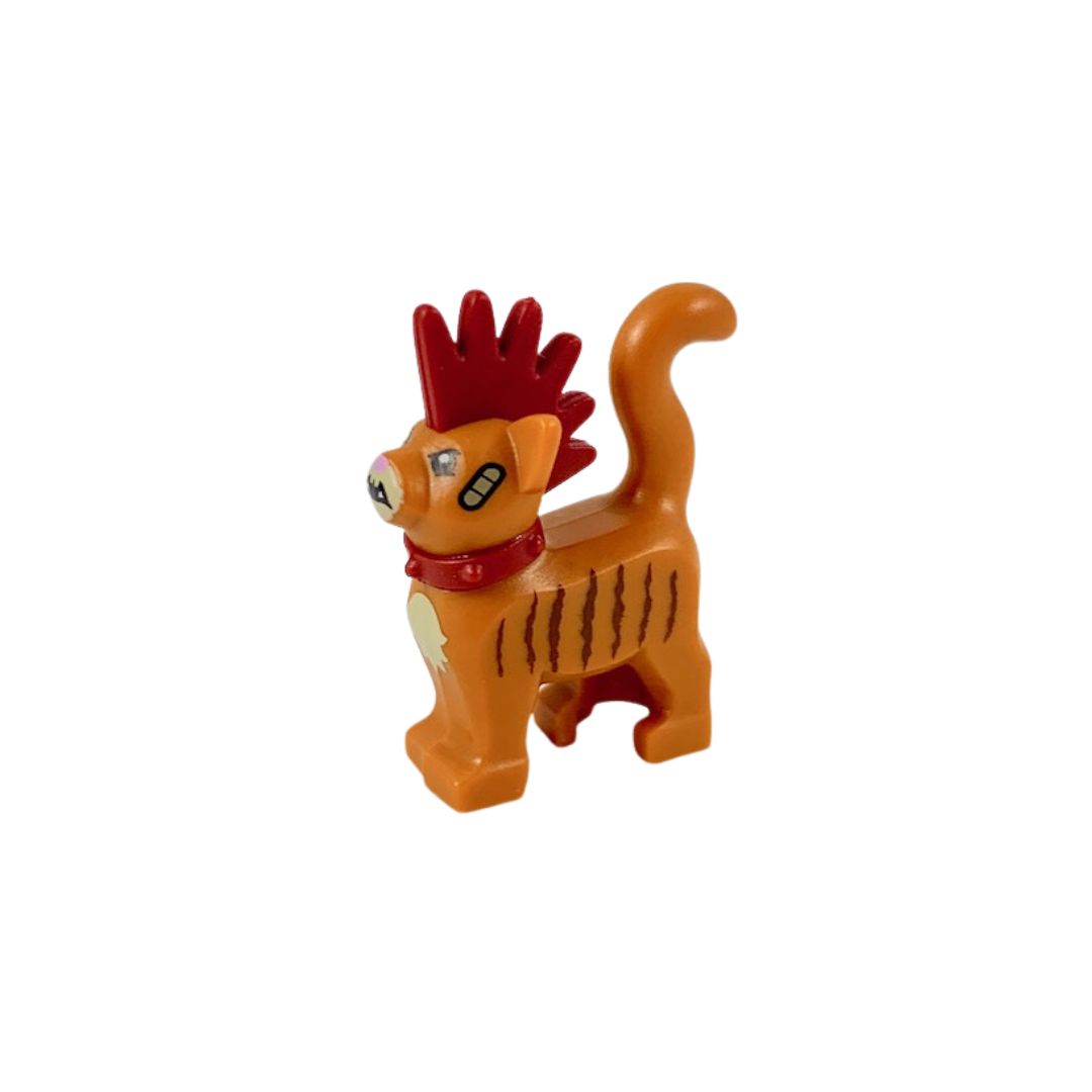 LEGO Minifigure Animal - Cat Mohawk, Dark Orange (LEGO Movie, Mrs Scratchen-Post)