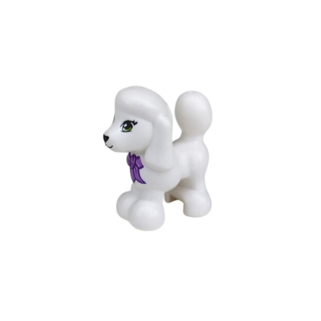 LEGO Minifigure Animal - Dog Friends Purple Bow