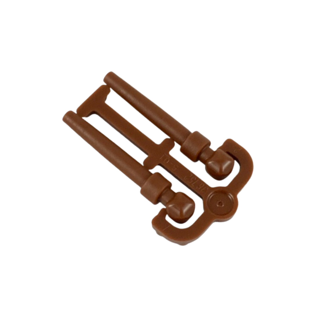 LEGO Minifigure Accessory - Wand 2 on Sprue, Reddish Brown