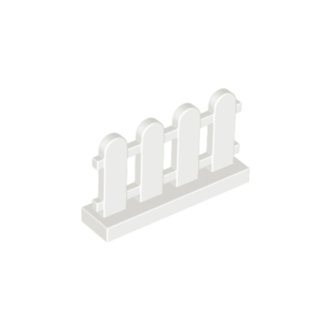 White LEGO Picket Fence